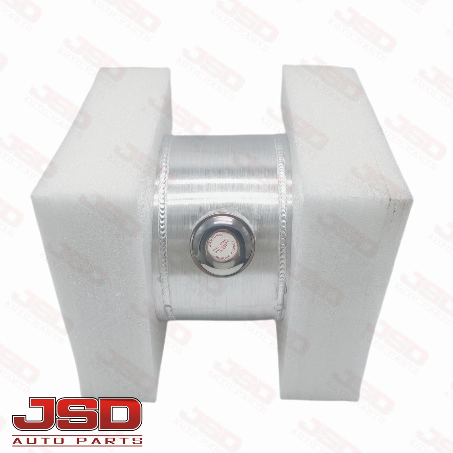 M252B JSD Aluminum Spun Fuel Tank 10x12 Center Fill 3 3/4 Gallon 1/4'' NPT Baffle