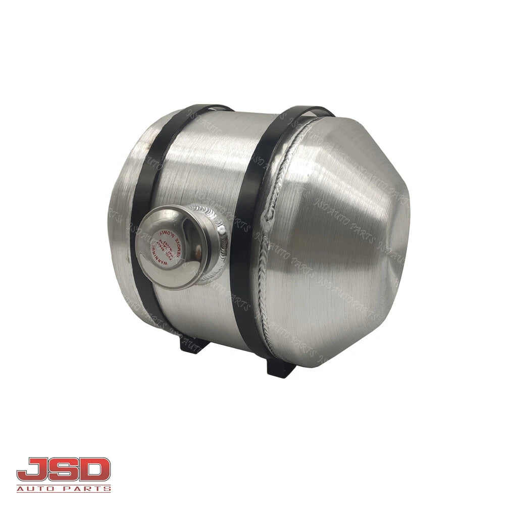 M255 JSD Aluminum Spun Fuel Tank 10x12 Center Fill 3.75 Gallon 1/2'' NPT Standard