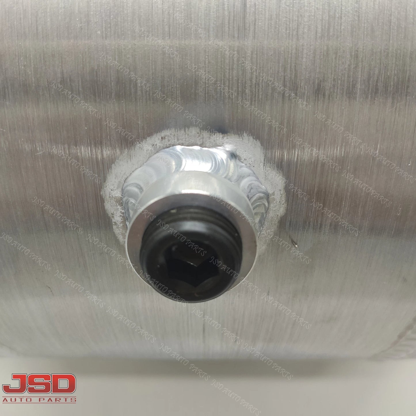 M255 JSD Aluminum Spun Fuel Tank 10x12 Center Fill 3.75 Gallon 1/2'' NPT Standard