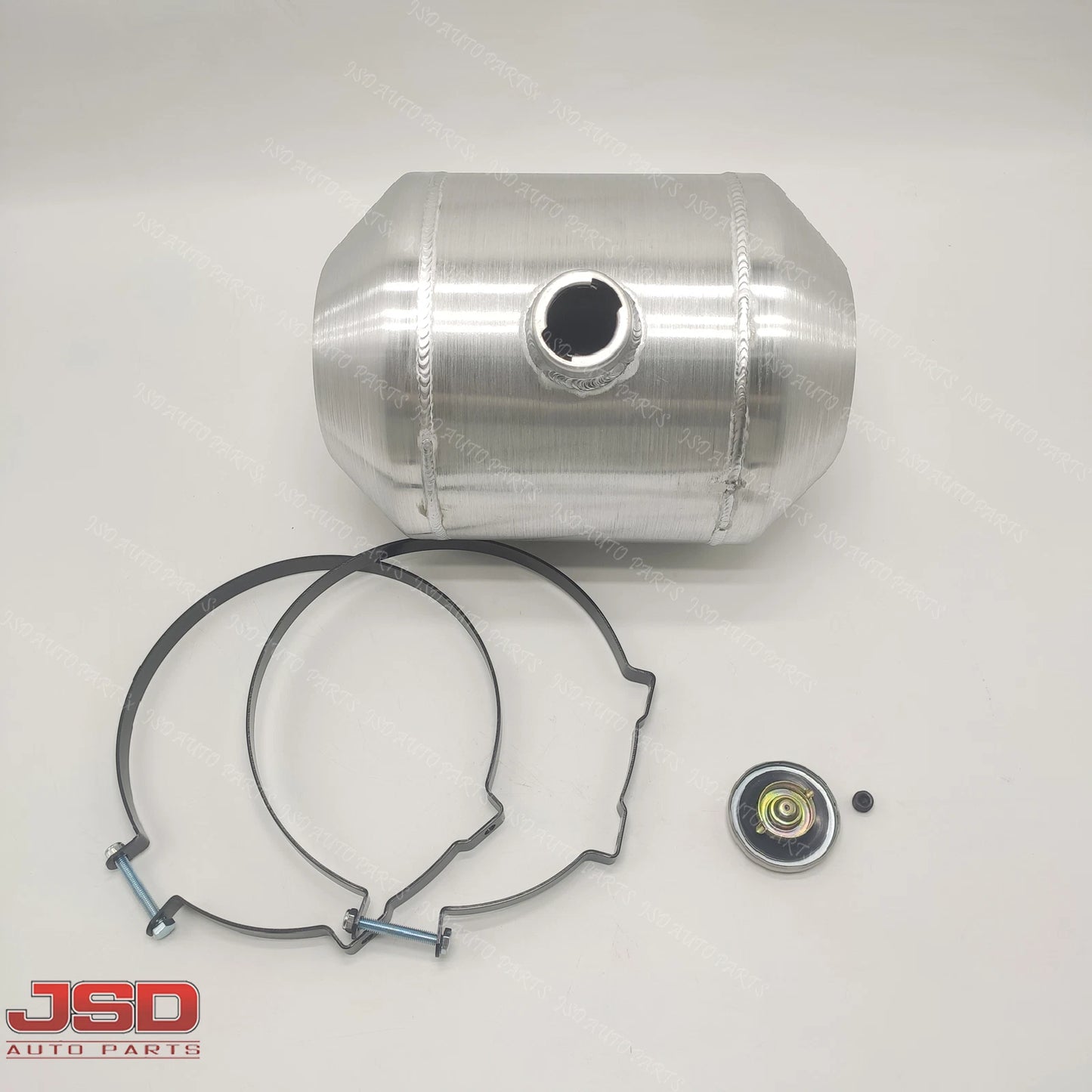M256 JSD Aluminum Spun Fuel Tank 10x14 Center Fill 4 Gallon 1/4'' NPT