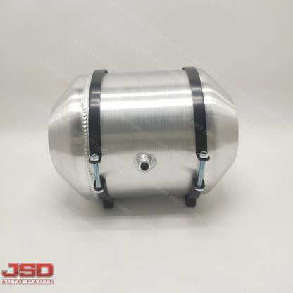 M256 JSD Aluminum Spun Fuel Tank 10x14 Center Fill 4 Gallon 1/4'' NPT