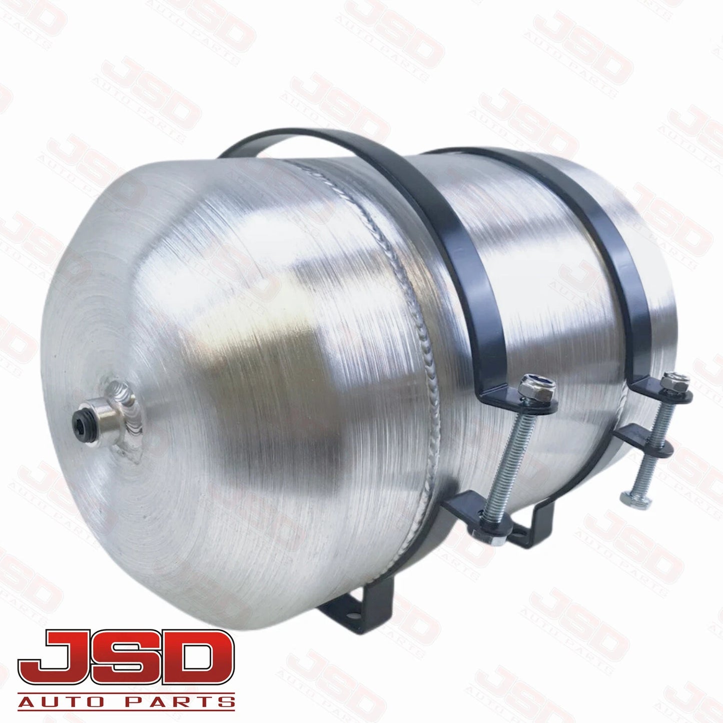 M329 JSD Aluminum Spun Fuel Tank 8x12 Vertical Fill 2.5 Gallon 1/4'' NPT