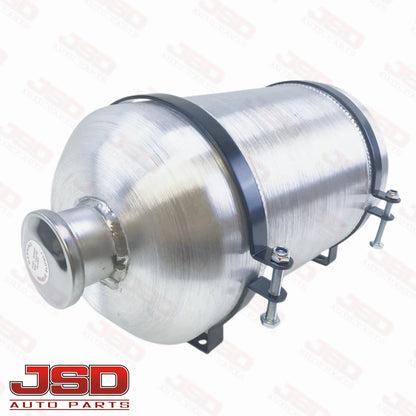 M331 JSD Aluminum Spun Fuel Tank 8x14 Vertical Fill 2.9 Gallon 1/4'' NPT
