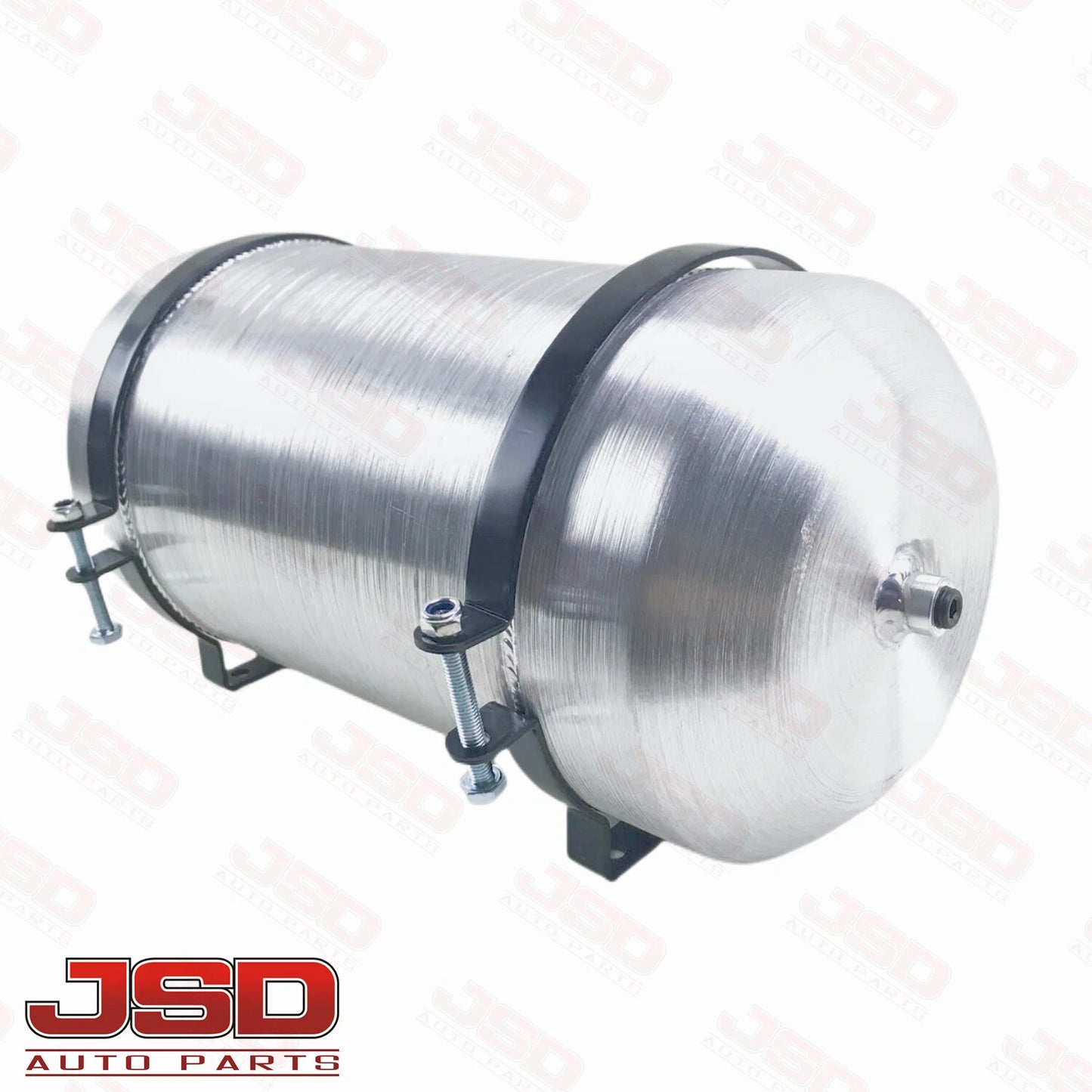 M332 JSD Aluminum Spun Fuel Tank 8x16 Vertical Fill 3.25 Gallon 1/4'' NPT