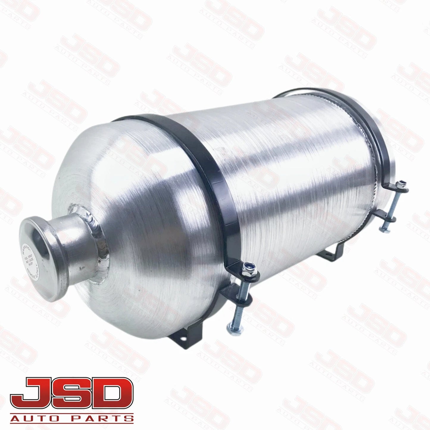 M332 JSD Aluminum Spun Fuel Tank 8x16 Vertical Fill 3.25 Gallon 1/4'' NPT