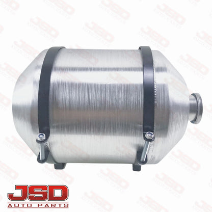 M335 JSD Aluminum Spun Fuel Tank 10x14 Vertical Fill 4 Gallon 1/4'' NPT Vertical