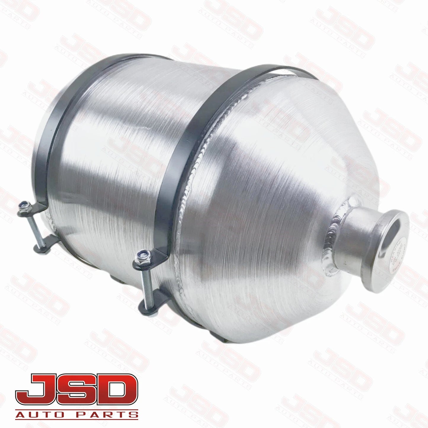 M335 JSD Aluminum Spun Fuel Tank 10x14 Vertical Fill 4 Gallon 1/4'' NPT Vertical