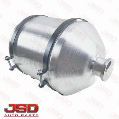 M335 JSD Aluminum Spun Fuel Tank 10x14 Vertical Fill 4 Gallon 1/4'' NPT Vertical