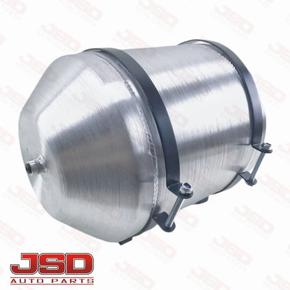 M335 JSD Aluminum Spun Fuel Tank 10x14 Vertical Fill 4 Gallon 1/4'' NPT Vertical