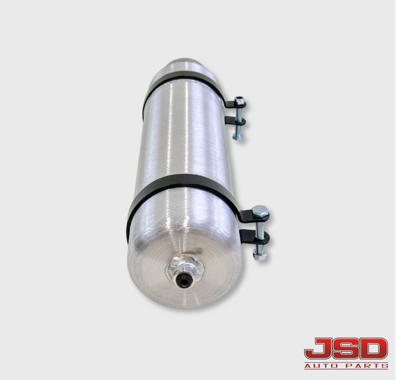M378 JSD Aluminum Spun Fuel Tank 4x12 Vertical Fill .58 Gallon 1/8'' NPT