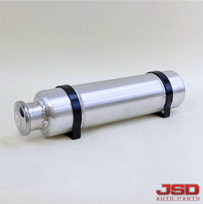 M378 JSD Aluminum Spun Fuel Tank 4x12 Vertical Fill .58 Gallon 1/8'' NPT