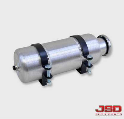 M371 JSD Aluminum Spun Fuel Tank 4x10 Vertical Fill 0.48 Gallon 1/8'' NPT