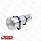 M375 JSD Aluminum Spun Fuel Tank 4x12 End Fill 0.58 Gallon 1/4'' NPT