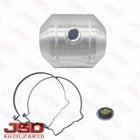 M252B JSD Aluminum Spun Fuel Tank 10x12 Center Fill 3.75 Gallon 1/4'' NPT
