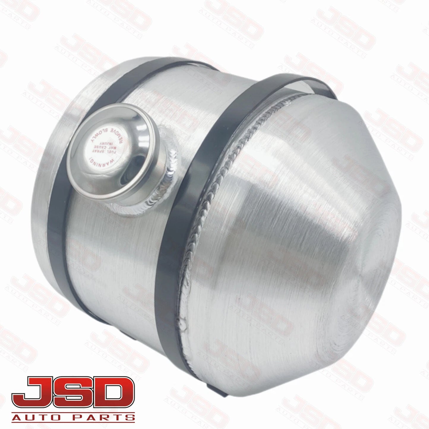 M252B JSD Aluminum Spun Fuel Tank 10x12 Center Fill 3.75 Gallon 1/4'' NPT