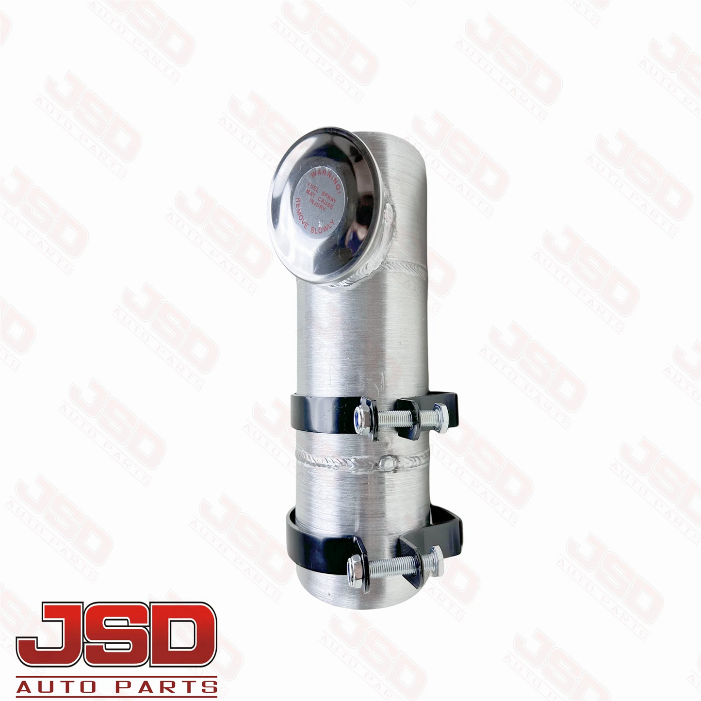 M368 JSD Aluminum Spun Fuel Tank 4x10 End Fill 0.48 Gallon 1/4'' NPT