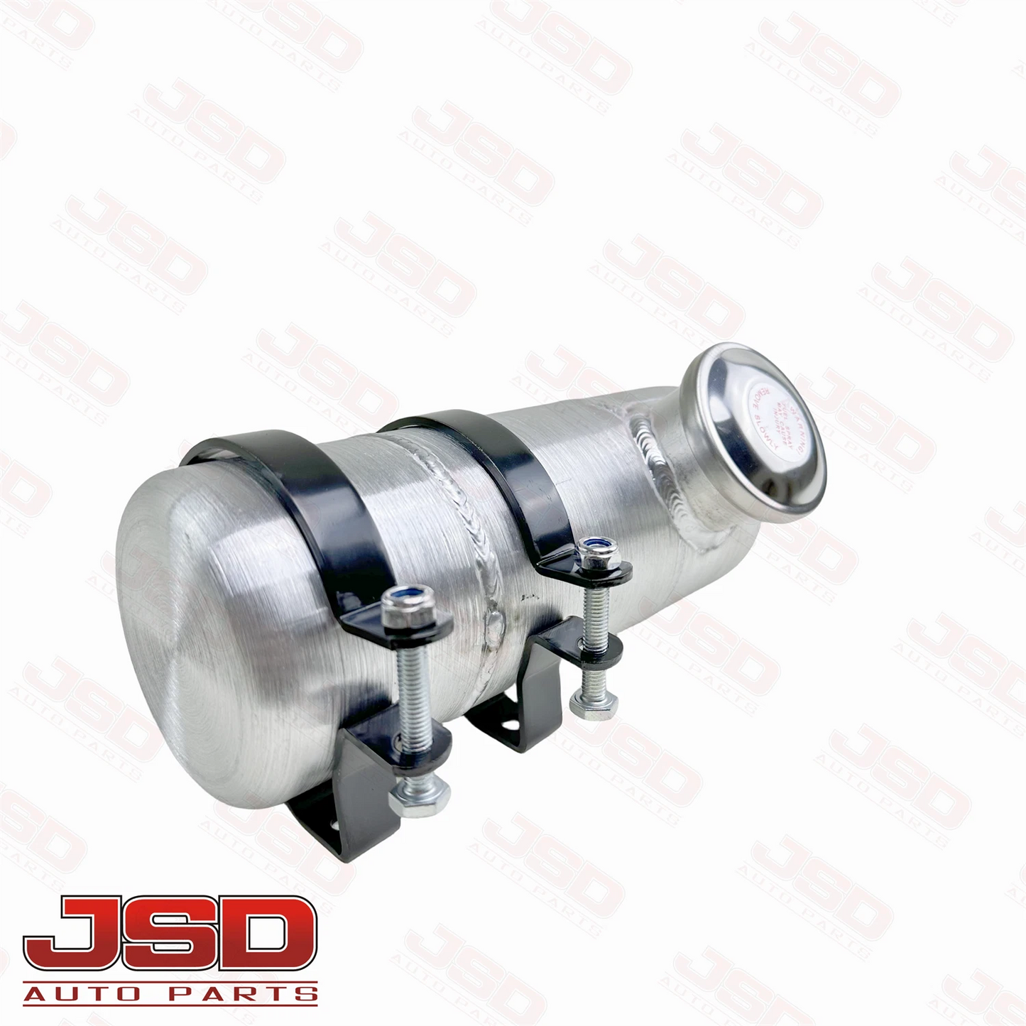 M368 JSD Aluminum Spun Fuel Tank 4x10 End Fill 0.48 Gallon 1/4'' NPT
