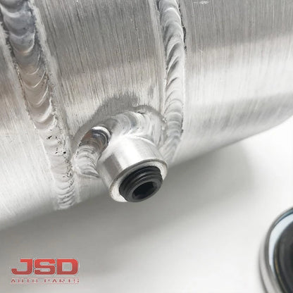 M288 JSD Aluminum Spun Fuel Tank 6x15 End Fill 1.63 Gallon 1/4'' NPT