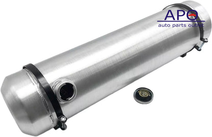 M033B JSD Aluminum Spun Fuel Tank 8x33 End Fill 7. Gallon 1/4'' NPT