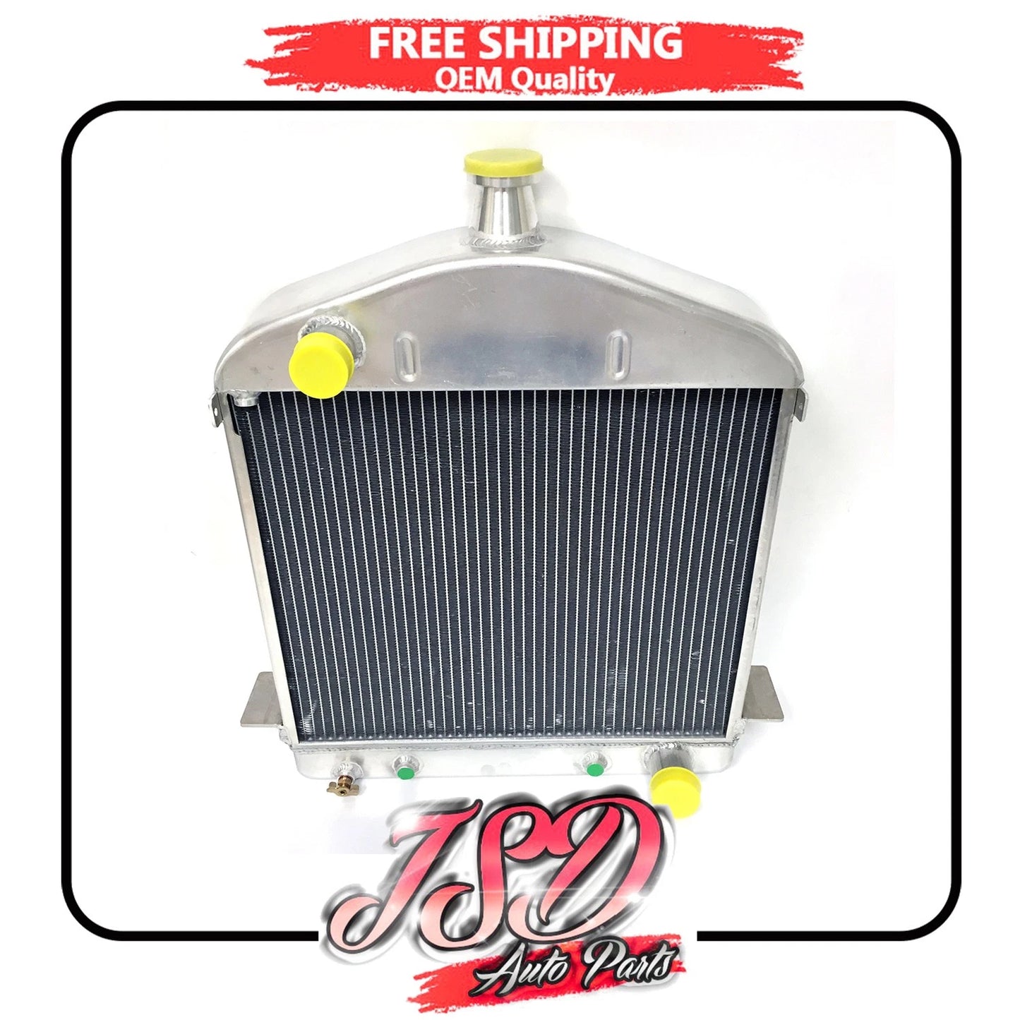 G181A 2 Row Racing Radiator For 1917-27 Ford T Bucket Model T / Model TT