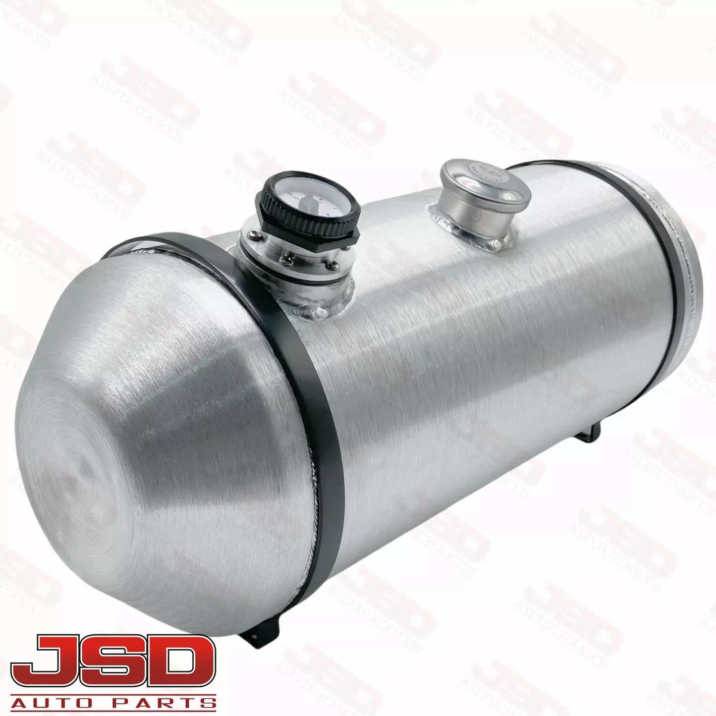 M273G JSD Aluminum Spun Fuel Tank 10x26 Center Fill 9 Gallon 1/4'' NPT