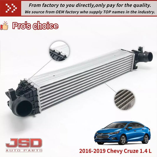 E555 13356681 Charge Air Cooler Intercooler For 2016 2017 2018 2019 Chevrolet Cruze