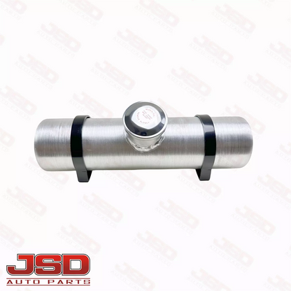 M380 JSD Aluminum Spun Fuel Tank 4x15 Center Fill 0.72 Gallon 1/8'' NPT