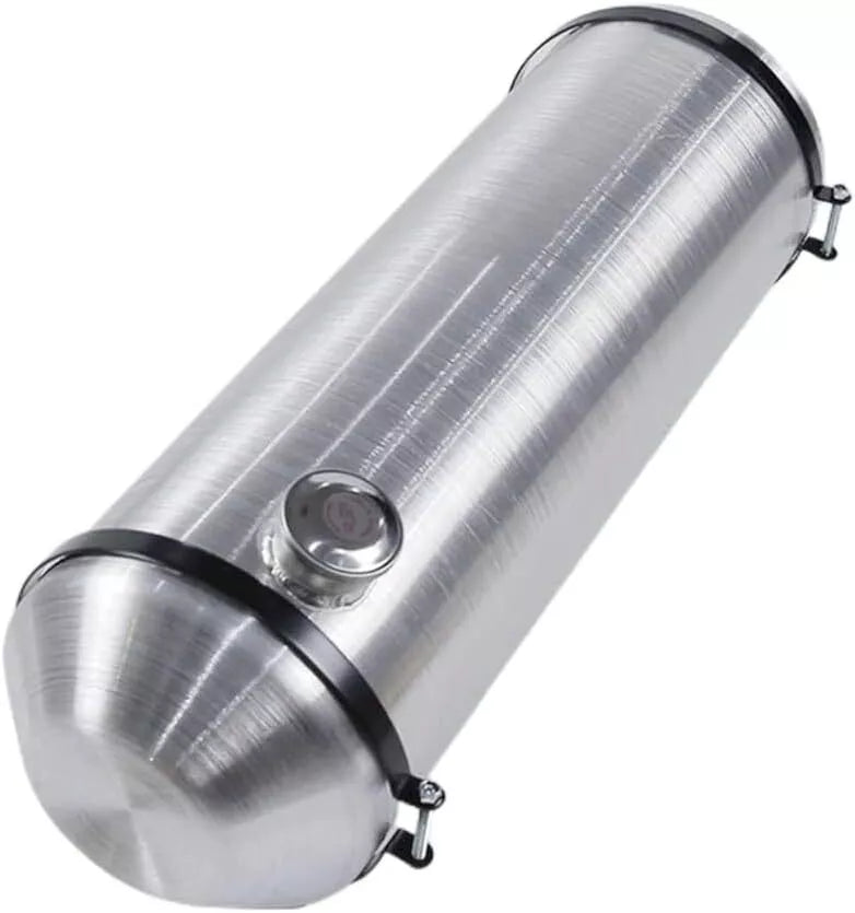 M036B JSD Aluminum Spun Fuel Tank 10x33 End Fill 11. Gallon 1/4'' NPT