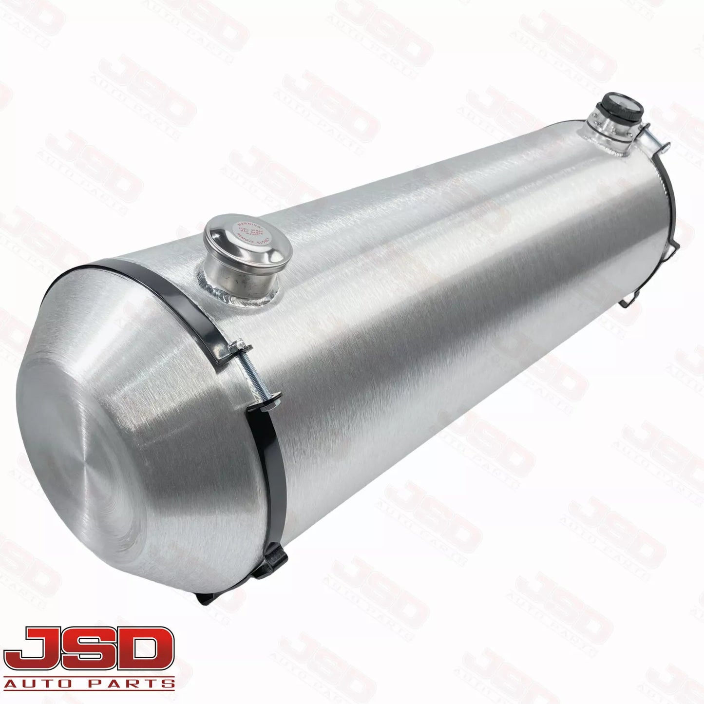 M306G JSD Aluminum Spun Fuel Tank 12x40 End Fill 19.25 Gallon 1/4'' NPT