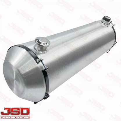 M306G JSD Aluminum Spun Fuel Tank 12x40 End Fill 19.25 Gallon 1/4'' NPT