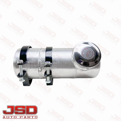 M368 JSD Aluminum Spun Fuel Tank 4x10 End Fill 0.48 Gallon 1/4'' NPT