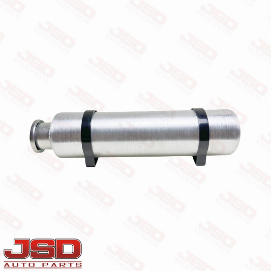 M385 JSD Aluminum Spun Fuel Tank 4x15 Top Fill 0.72 Gallon 1/8'' NPT