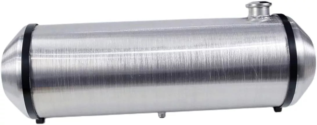 M036B JSD Aluminum Spun Fuel Tank 10x33 End Fill 11. Gallon 1/4'' NPT