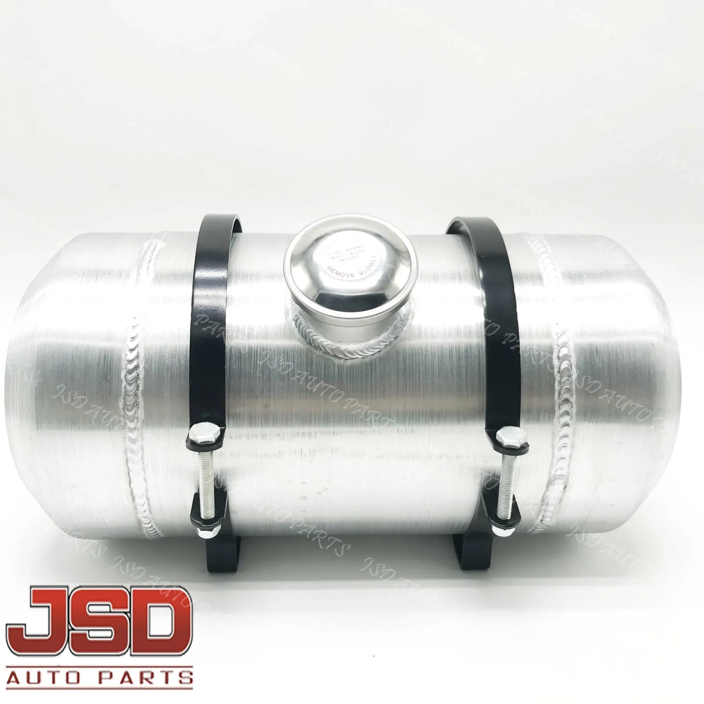 M209 JSD Aluminum Spun Fuel Tank 8x16 center Fill 3.25 Gallon 3/8'' NPT