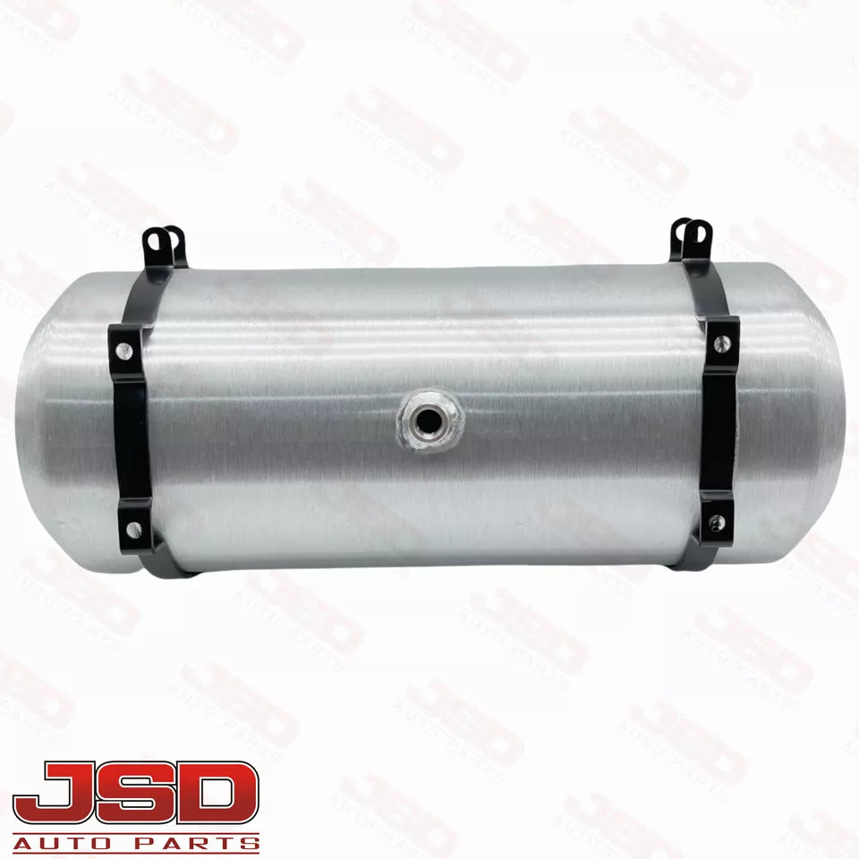 M215G JSD Aluminum Spun Fuel Tank 8x20 Center Fill 4 Gallon 3/8'' NPT