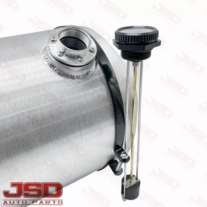 M302G JSD Aluminum Spun Fuel Tank 12x24 End Fill 11.63 Gallon 1/4'' NPT