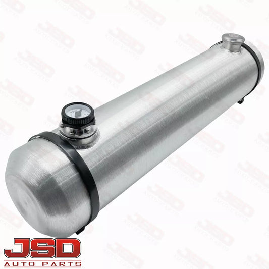 M238G JSD Aluminum Spun Fuel Tank 8x36 End Fill 7.50 Gallon 1/4'' NPT