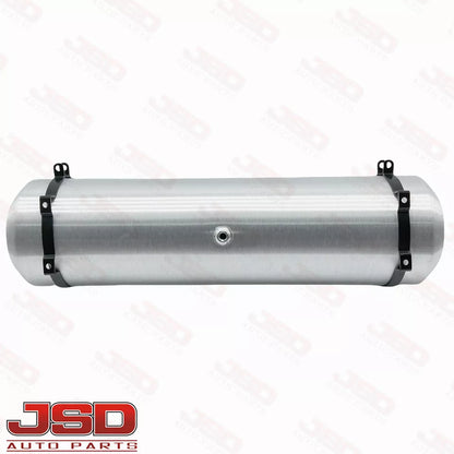 M188G JSD Aluminum Spun Fuel Tank 8x30 End Fill 6.25 Gallon 1/4'' NPT