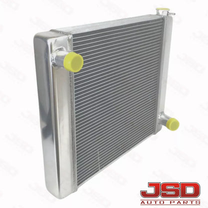 G166 2 Row Single Pass Universal All Aluminum 22x19x3 Racing Radiator For Chevy GM