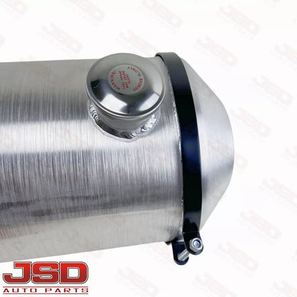 M179G JSD Aluminum Spun Fuel Tank 10x30 End Fill 10. Gallon 1/4'' NPT