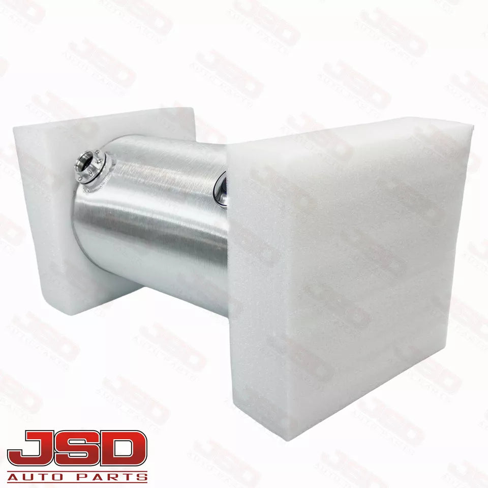 M302G JSD Aluminum Spun Fuel Tank 12x24 End Fill 11.63 Gallon 1/4'' NPT