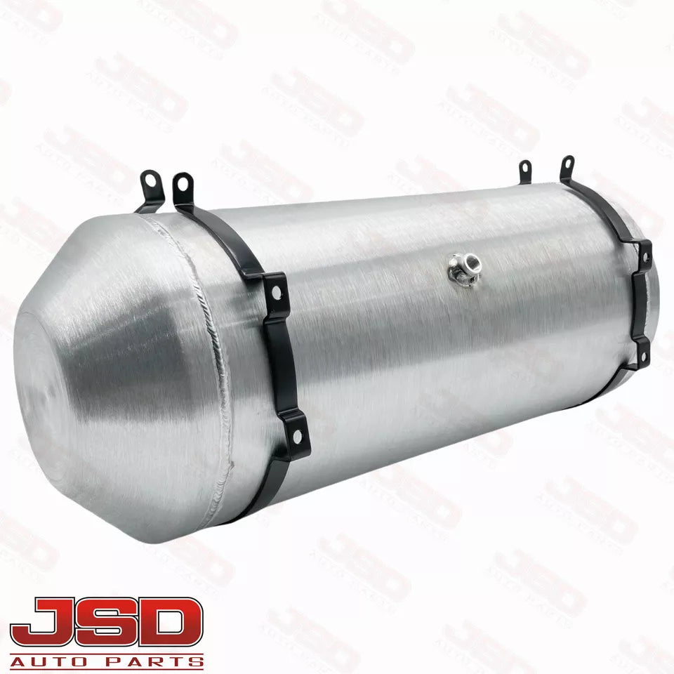 M273G JSD Aluminum Spun Fuel Tank 10x26 Center Fill 9 Gallon 1/4'' NPT