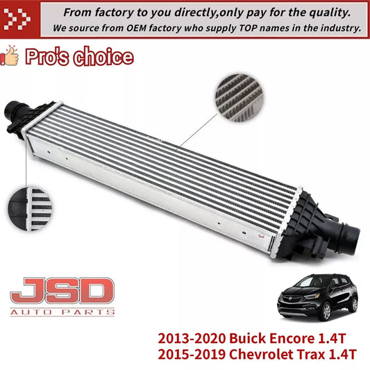 E200 Intercooler Charge Air Cooler for Buick Encore & Chevrolet Trax 1.4T | Replaces 42609477, 95026329