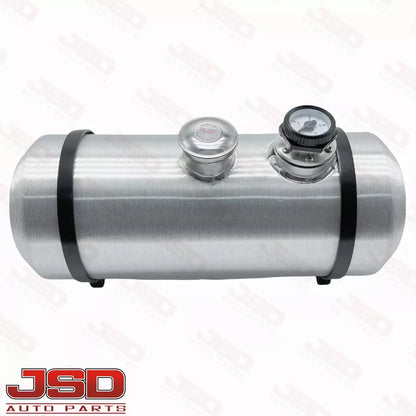M215G JSD Aluminum Spun Fuel Tank 8x20 Center Fill 4 Gallon 3/8'' NPT