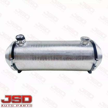 M179G JSD Aluminum Spun Fuel Tank 10x30 End Fill 10. Gallon 1/4'' NPT