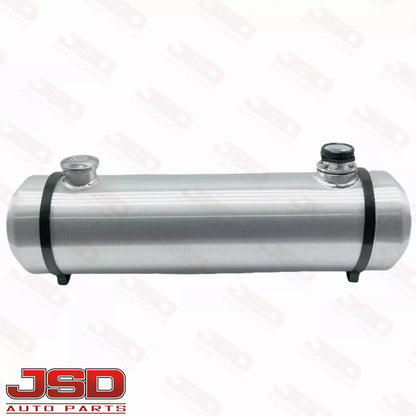 M188G JSD Aluminum Spun Fuel Tank 8x30 End Fill 6.25 Gallon 1/4'' NPT