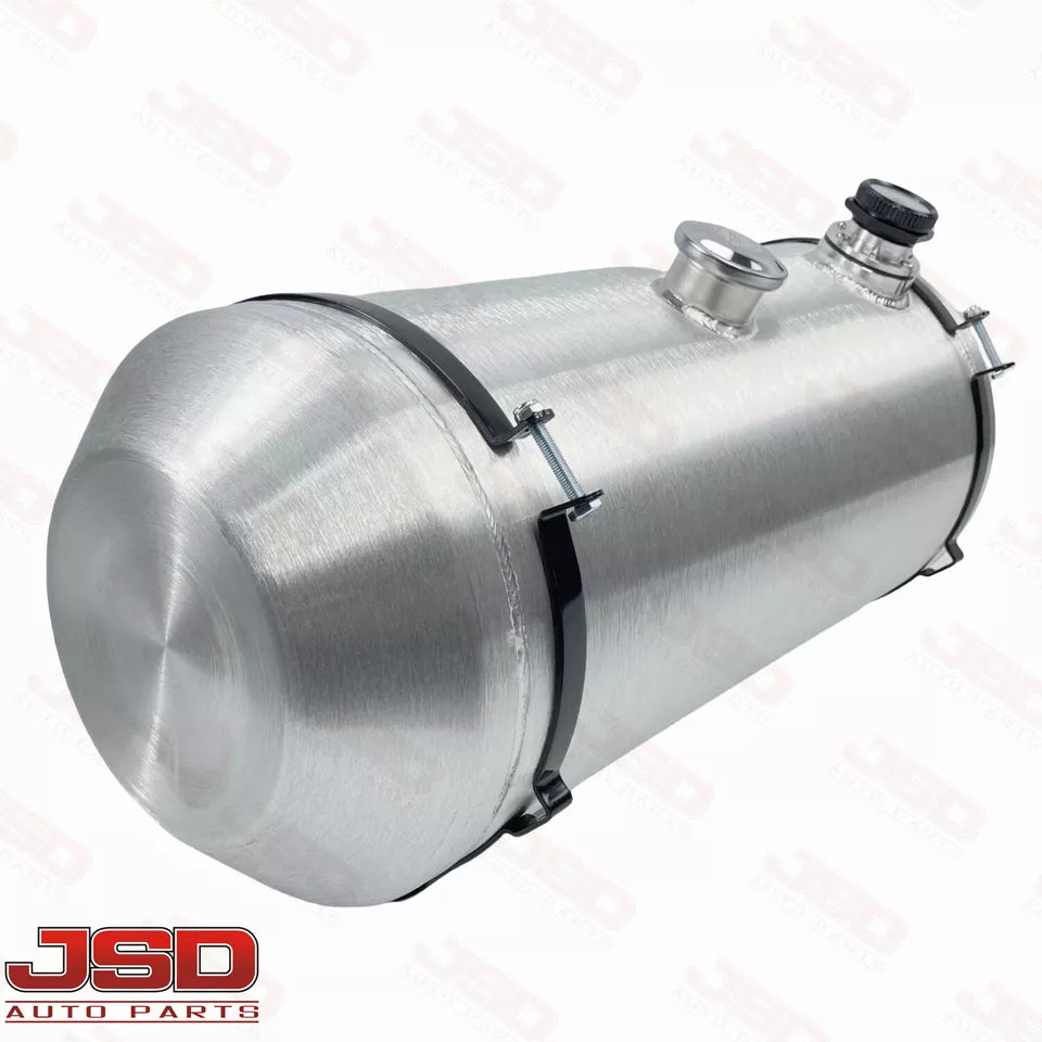 M315G JSD Aluminum Spun Fuel Tank 10x28 Center Fill 9.50 Gallon 3/8'' NPT