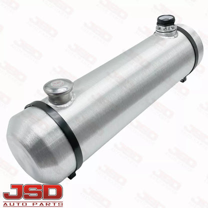M188G JSD Aluminum Spun Fuel Tank 8x30 End Fill 6.25 Gallon 1/4'' NPT