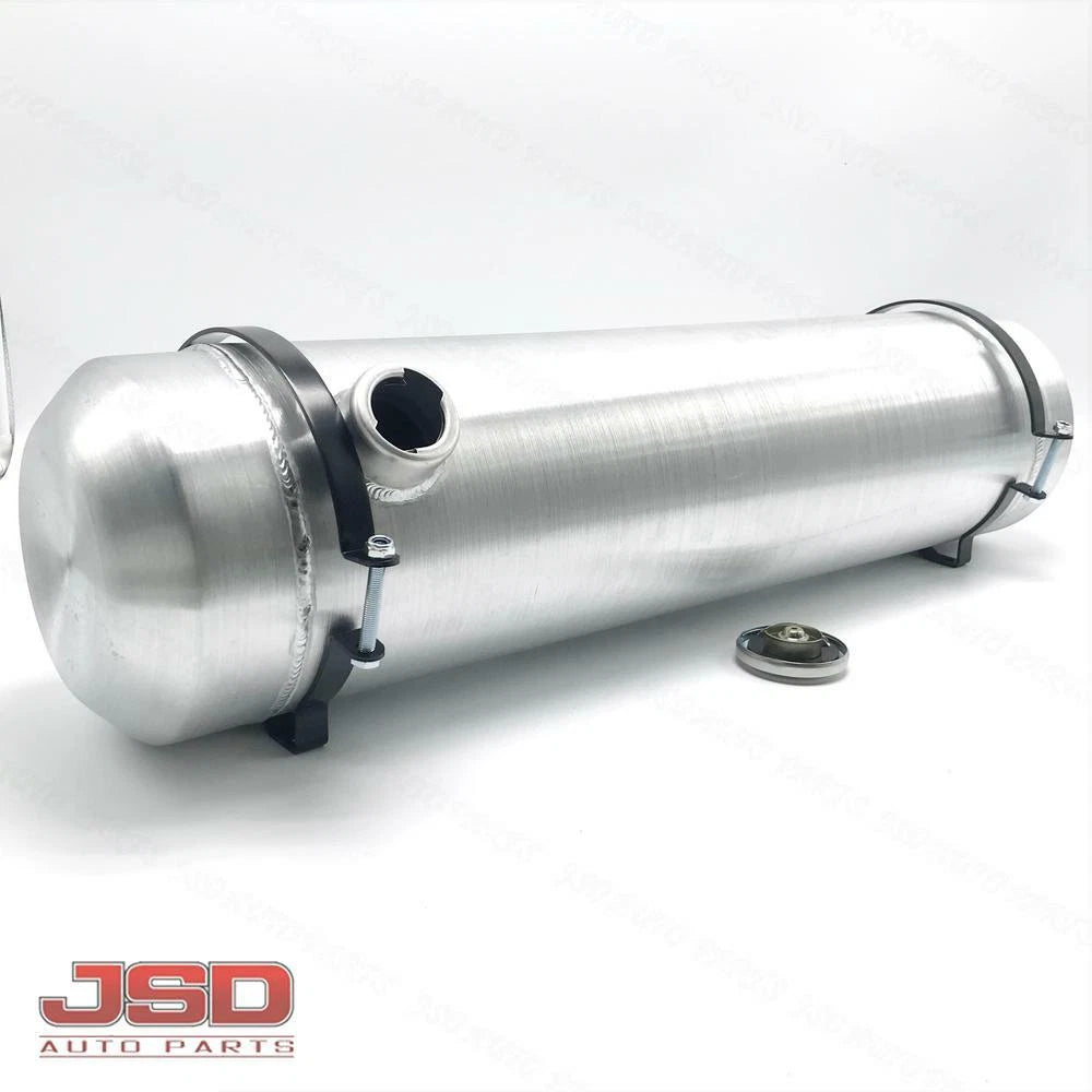 M236 JSD Aluminum Spun Fuel Tank 8x33 End Fill 7 Gallon 3/8'' NPT Standard