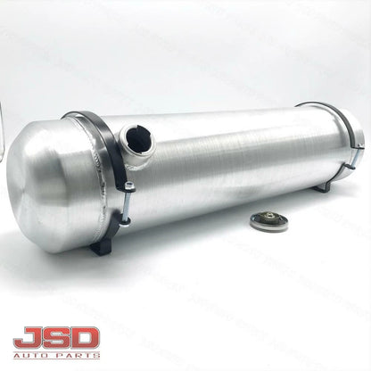 M236 JSD Aluminum Spun Fuel Tank 8x33 End Fill 7 Gallon 3/8'' NPT Standard